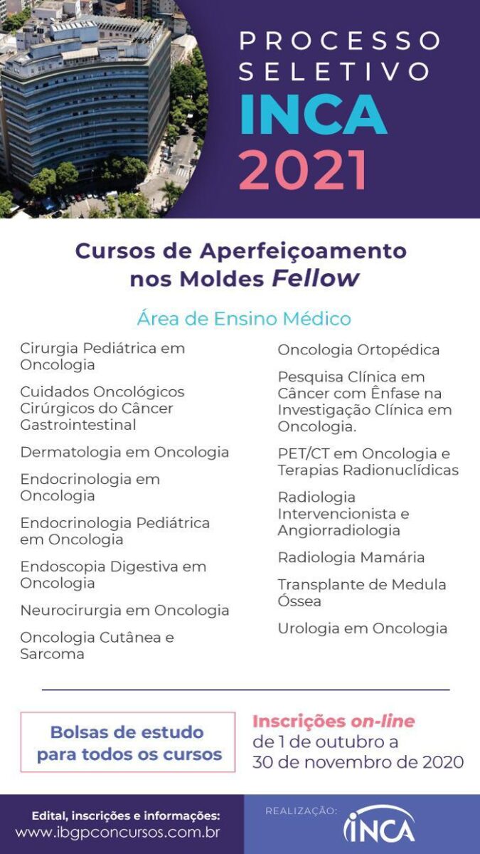 Endoscopia Incan INCA abre inscrições para Fellow em Endoscopia Digestiva Oncológica ...